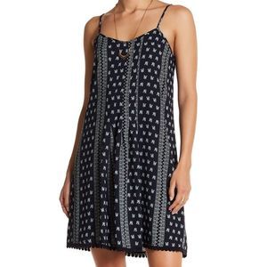 Collective Concepts Embroidered Hem Boho Dress‎